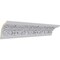 Ekena Millwork 3 1/2"H x 3 1/2"P x 5"F x 94 1/2"L, (6 3/8" Repeat), Rose Crown Moulding MLD03X03X05RO - alternate 2